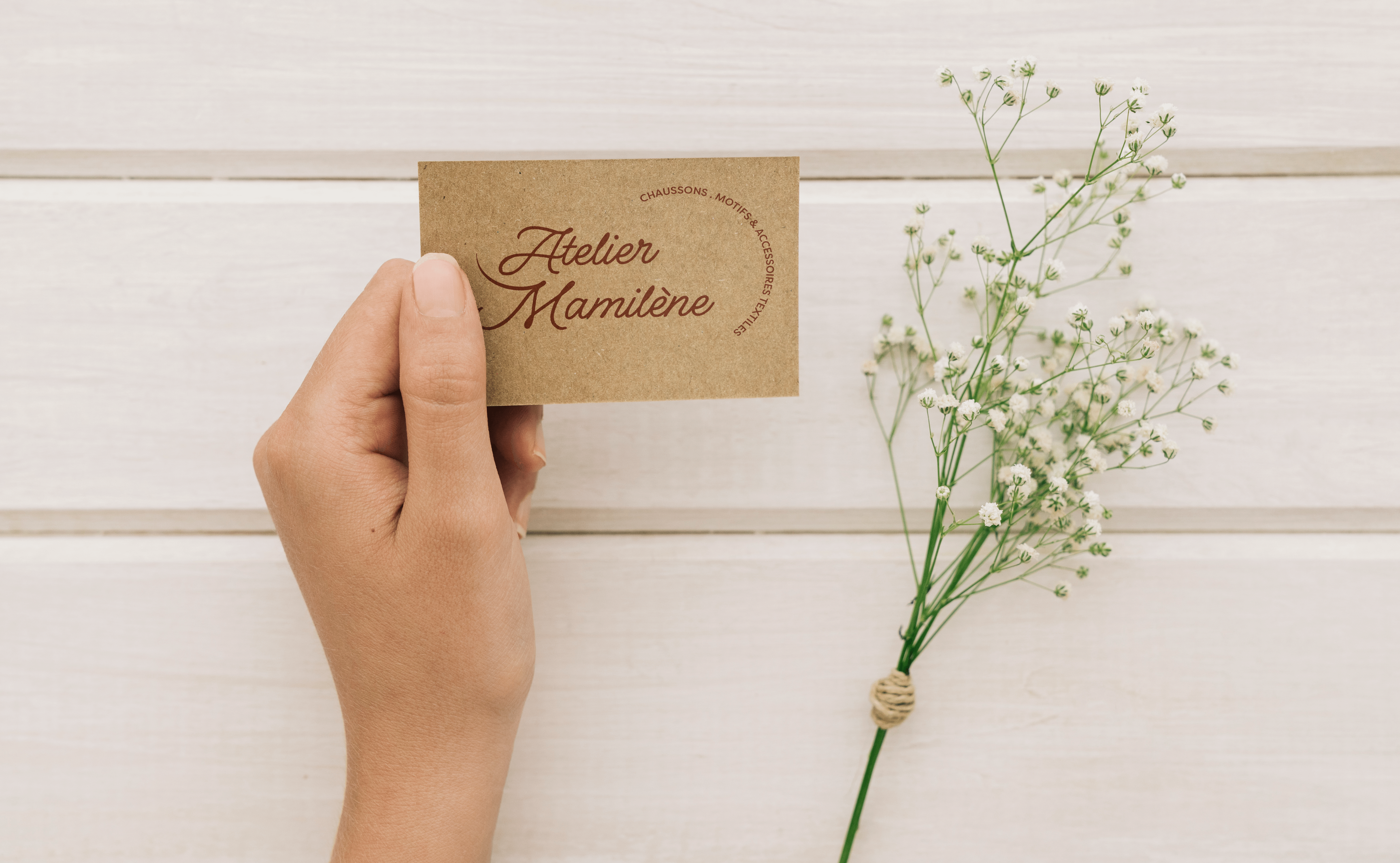 carte de visite artisan Atelier Mamilène