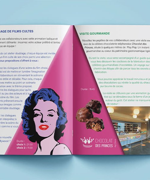 Les créations - brochure play pop