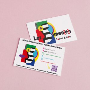 présentation carte de visite Les Simones