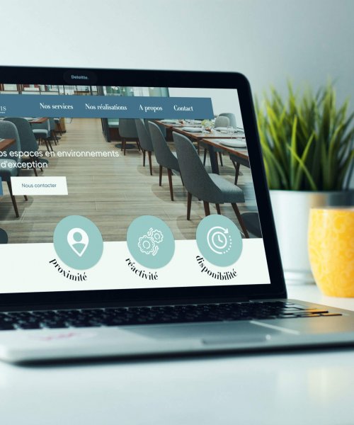 projet site internet vitrine agence architecte d'intérieur